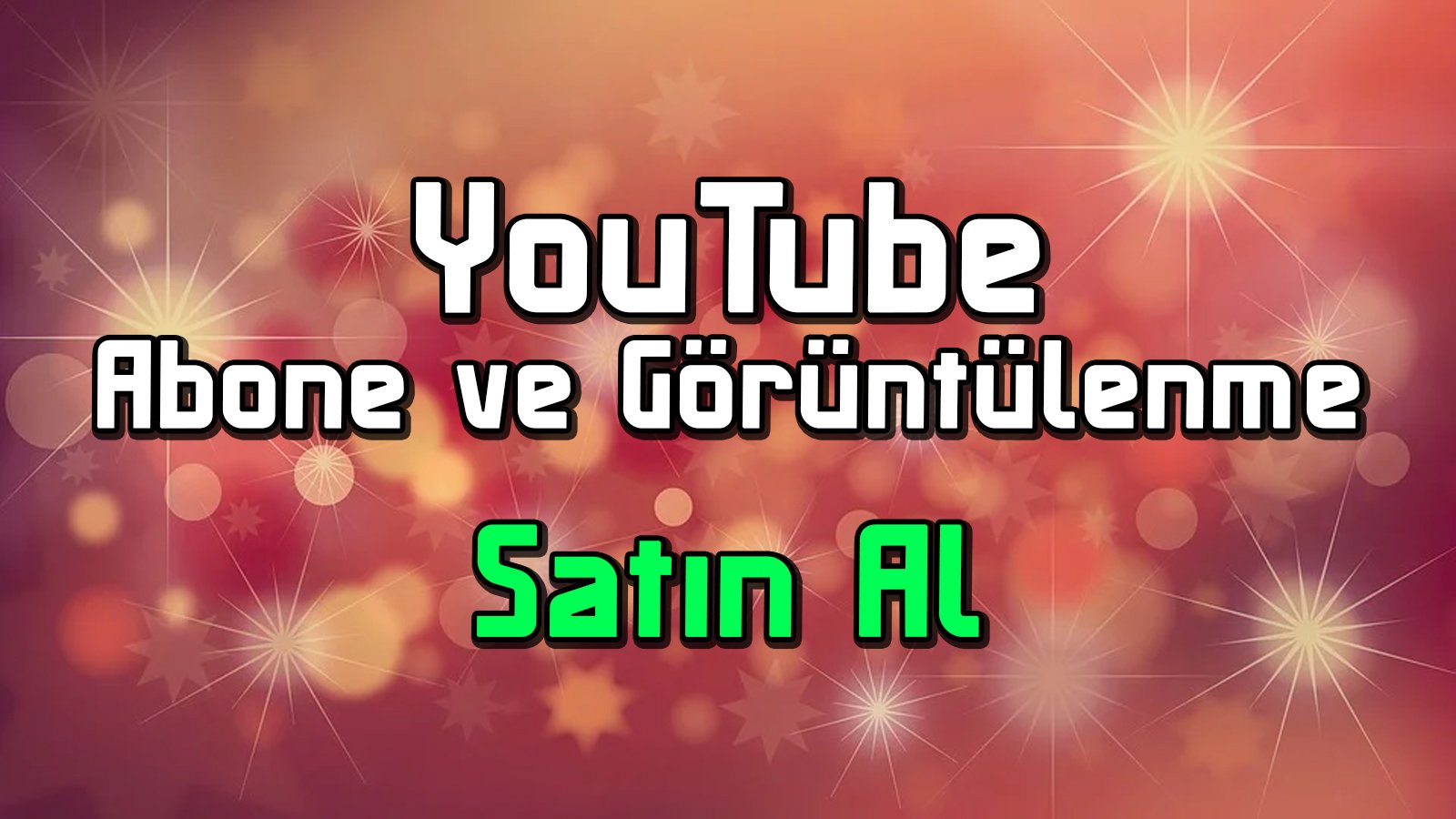 Youtube Abone ve Görüntülenme Satın Al