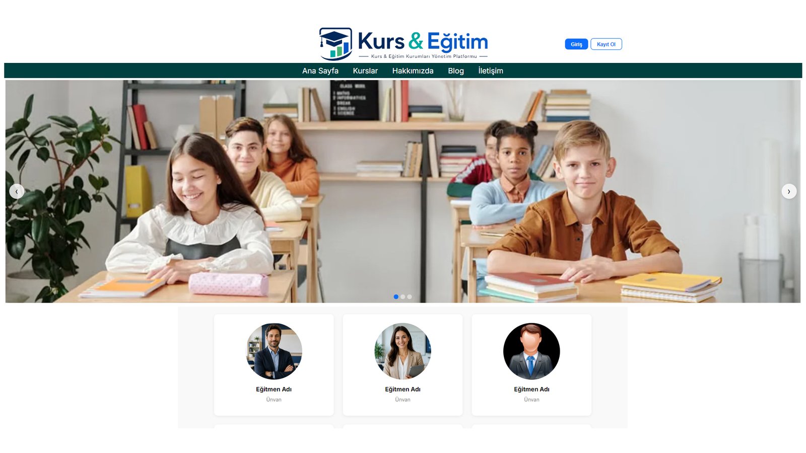 Kurs & Eğitim Yönetim Sistemi
